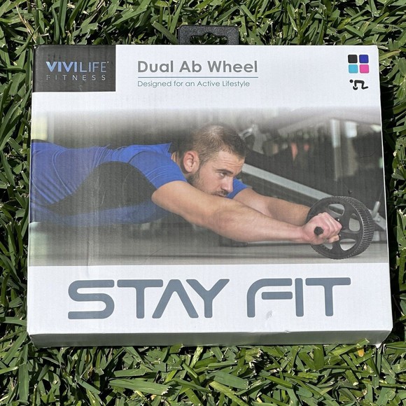 NIB- Vivitar Fitness Dual Ab Wheel Designed for an Active Life Style - Picture 1 of 2